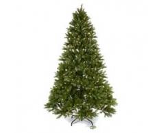 Albero di Natale 225 cm verde Poly memory shape luci Bluetooth