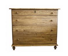 COMO' 4 CASSETTI IN LEGNO como'