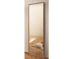 Design Twist Scarpiera Con Anta A Specchio Narciso Grigia