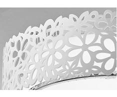 CHJK BRIHT Retrò Villaggio Americana continentale luci a soffitto Per Soggiorno Camera da letto cucina in Hotel per la camera dei bambini Office Creative luci a soffitto lampadario luce LED 370mm di altezza 115mm, bianco