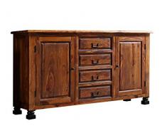 Coloniale in legno di palissandro mobile credenza in legno massiccio laccato Sheesham massiccio completamente mobili in legno massiccio Boston #210