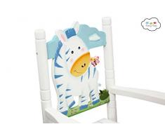 Teamson Kids Zebra Sedia a Dondolo, Multicolore