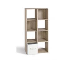 Alsapan 483659 - Scaffale in truciolato, effetto quercia, 62 x 30 x 121 cm
