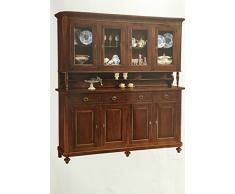 Credenza napoletana rustica arte povera in legno massello