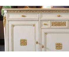 Credenza classica 3 porte 4 cassetti