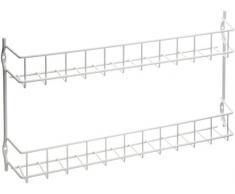 Metaltex 364702094 Colibri -Scaffale portaspezie a 2 piani, 40 x 23 x 24 cm