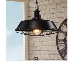 GS~LY American village ferro battuto lampadario soggiorno sala da pranzo Villa lampada,46CM