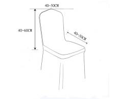 Hamhsin 4pcs stretch sedia coprisedili/coprisedia rimovibile e lavabile sala da pranzo sedia sgabello Slipcovers per sala da pranzo di nozze party simple flower
