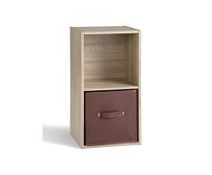 Alsapan 483651 - Scaffale in truciolato, effetto quercia, 31 x 30 x 62 cm