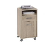 13Casa jag a20 cassettiera ufficio. dim. 33*38*63h cm. nobilitato. rovere.