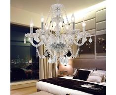 OOFAY LIGHT® Lampada cristallo soggiorno elegante e raffinato 6 camere da letto lampadario di cristallo lampadario di cristallo lampadario di cristallo ristorante