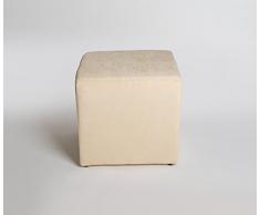 AMARIS Elements OT012, 3, S.SQ imbottitura 45 x 45 cm Sgabello quadrato S, crema