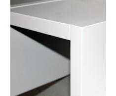 1 Mensola Design Moderno BIANCO Liscio ESSE BI WHITE MDF