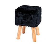 Haku Möbel sgabello, 30 x 30 x H: 45 CM, Nero