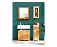 LifeStyleDesign 7572544 - Armadio stile Vertik Tyrol a 2 ante, 125 x 30 x 60 cm, legno di pino cerato