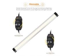 Albrillo N°3 Lampada LED Portatile per Armadio / Luce Notturna con Adattatore, LED Striscia luminosa Dimmerabile, 12W SMD2835 LED, 3000K 900lm