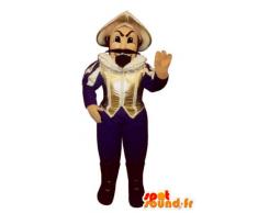 Mascotte SpotSound Amazon personalizzabile valletto blu e oro