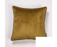 Cuscino divano in pelle europea,cuscino in peluche,cuscino di vita della sedia dell'ufficio del comodino di colore solido-T 50x50cm(20x20inch)VersionA