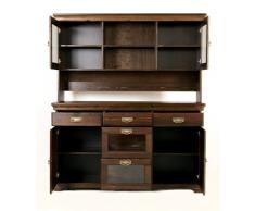 Buffet, credenza, comò in legno di pino kolonialfarben laccato, armadio, credenza