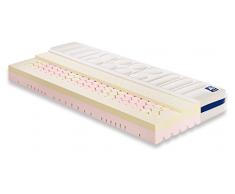 Badenia Bettcomfort 03888400159 - Materasso in schiuma fredda, tubo flessibile Irisette Vitaflex H3, 90 x 200 cm