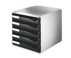 Leitz 5280-00-95 - Cassettiera da scrivania, colore: Nero