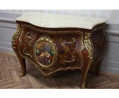 Barocco Stile Antico comò cassetti rococò mobda0763bg