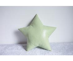 Cuscini del divano cuscino comodino Carino stella in pelle cuscino cuscino del divano cuscini regali creativi casa fatti a mano artigianato cuscino della famiglia cuscino lombare Ufficio ( Colore : E )