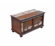 India Patchwork Cassapanca Laser einzelstueck Antico Legno