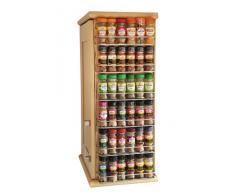 Avonstar Trading - Scaffale portaspezie, misura e colore a scelta, chrome, 1 ripiano