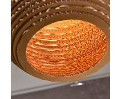 MSAJ-Nordic semplicitš€ personalitš€ creativa di silkworm pupa vintage ondulato lampadari artigianali lampadario sala da pranzo soggiorno studio 250/380*250/320mm , round