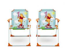 Disney Winnie the Pooh Set Tavolo, Sedie e Ombrellone da Giardino
