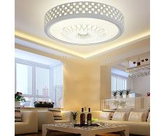 XMZ Soffitto moderni lampadari di luce Luce per soggiorno, sala da pranzo,Corridorcircular 42cm- Luce bianca lampada a soffitto luci