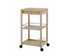 Foppapedretti Servi-Tu Carrello da Cucina, in Legno, Colore Naturale
