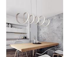 L900 Lampadari x W245mm alluminio ha condotto la luce per la sala da pranzo lampadario sala studio, 85-265V lampadario , cool white