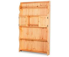 Bioecoshop Bancone Bar In Legno Di Pino Svedese Massello Bioeco IL ETT Mis 150X60 Cm Altezza 100 Cm Made In Italy