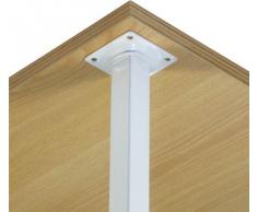 IB-Style - Set di 4 gambe del tavolo 500 mm argento | 25x25 mm | 4 colori | 9 lunghezze | gamba tavolo piedi bancone