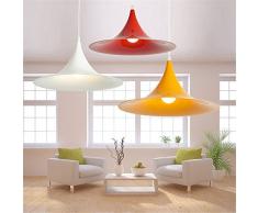 CHQSXYSJ Concise Vintage Mini Telecomando Tradizionali Punti Luce/Classic Illumina Ciondolo Colorpersonalized Singola Testa Lampadari Brief Creativo Circa Il Moderno Ristorante Sala Da Pranzo Semplice Lampadari Lampade Da Cucina 39*22CM white
