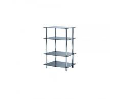 Odyssey Display Scaffale a 4 ripiani, per cucina, salotto o la sala da pranzo