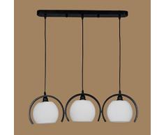 Americani Lights Restaurant lampadari semplici guidato da bar Possibilità per sala da pranzo tavolo di personalità tre lampade a sospensione pensili pasto linea