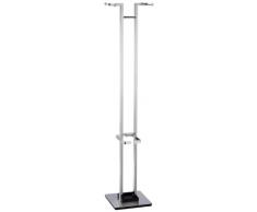 Zack, Guardaroba da ingresso in acciaio INOX, 32 x 1,65 x 32 cm