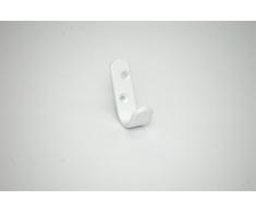 Gancio gancio appendi-asciugamani gancio appendiabiti gancio attaccapanni alluminio bianco 59 x 20 x 37mm