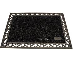 AstroTurf Utopia Mamut Zerbino per Ingresso da Esterno, Gomma e Polietilene, Nero, 90 x 60 x 2.5 cm