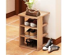 Appendiabiti a scomparsa 4 Tier Mensola multifunzione Scaffali antisdrucciolevoli antipolvere Unità Rack Stand per organizzatore di scarpe ( Colore : #2 )