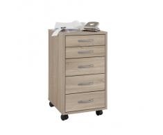 13Casa honor a9 cassettiera ufficio. dim. 33*38*63,5h cm. nobilitato. rovere.