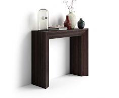 Mobilifiver Giuditta Consolle Ingresso, Legno, Rovere Moro, 90 x 30 x 75 cm