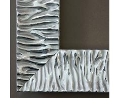 Specchio da parete, specchio per bagno, ingresso, guardaroba – oltre 200 misure – Bologna, argento 6,2, Dimensioni esterne dello specchio, argento, 80 x 120