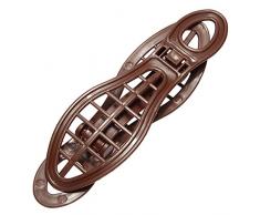 Plastica Marrone Scarpe mensola pieghevole per porta scarpe scarpe scarpiera Organizer Scarpe supporto