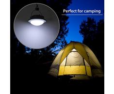 Justech 60 LED Lanterna da Campeggio Lampade a sospensione LED luce tenda – Esterno/Interno luci Super luminoso intensità luminosa led per Camp/O Decorazione Outdoor Indoor/Lettura/Giardino Luce/Illuminazione di emergenza/tavolo da pranzo