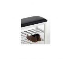 PANCA P/SCARPE KLARA LEGNO MASSELLO BIANCO OPACO