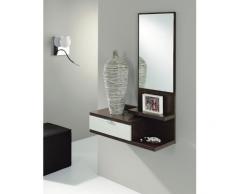 Links Toledo A2 - Mobile da ingresso con specchio - Marrone